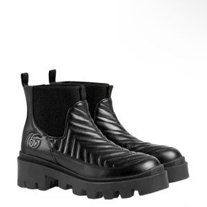GUCCI BLACK CHELSEA BOOTS